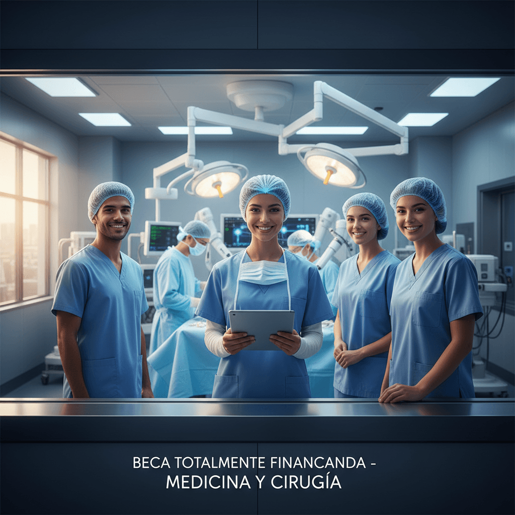 La puerta que cambia vidas: accede a una beca totalmente financiada para medicina y cirugía