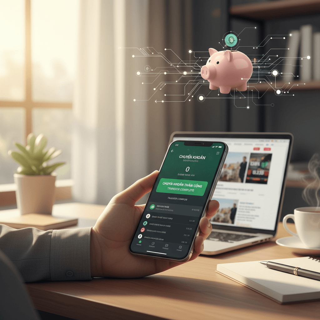 Chọn vay chuyển khoản ngân hàng online: nhanh, an toàn, không vấp bẫy