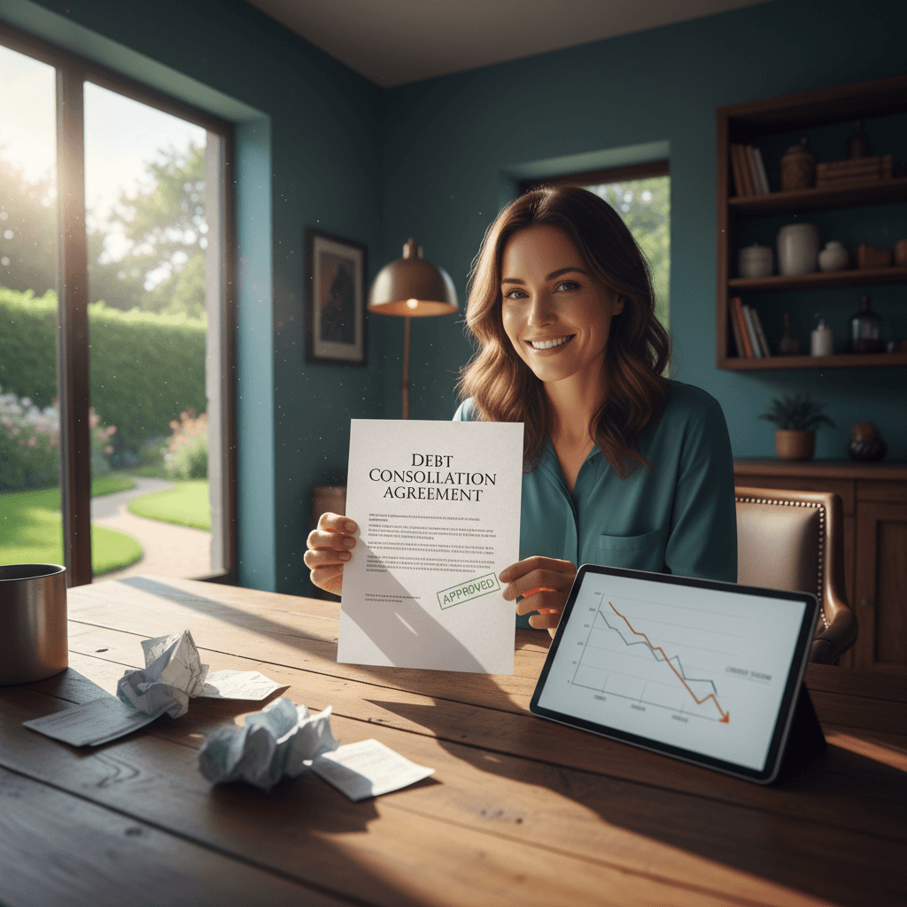 A Calmer Way Out: How to Consolidate Debt When Your Credit Score Is Less Than Perfect