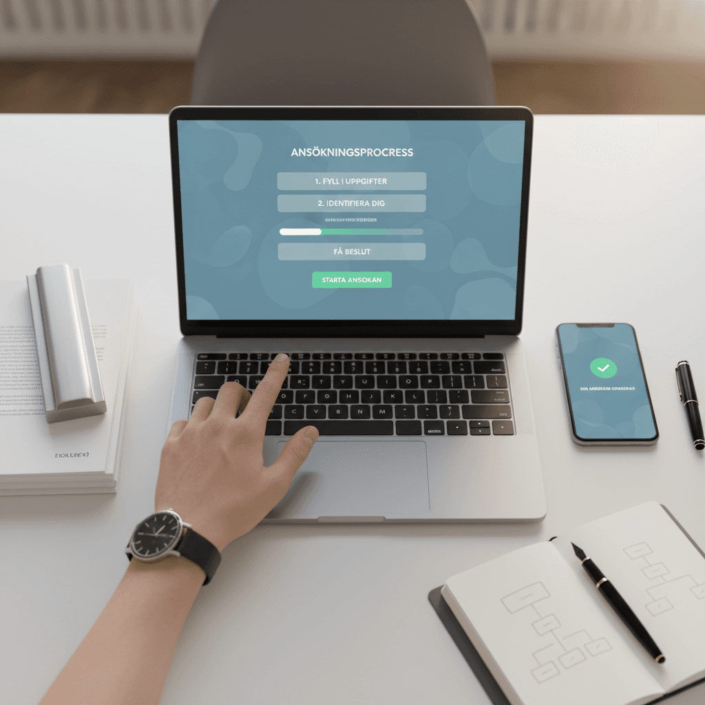 Låna med lugn: en tydlig ansökningsprocess som ger kontroll