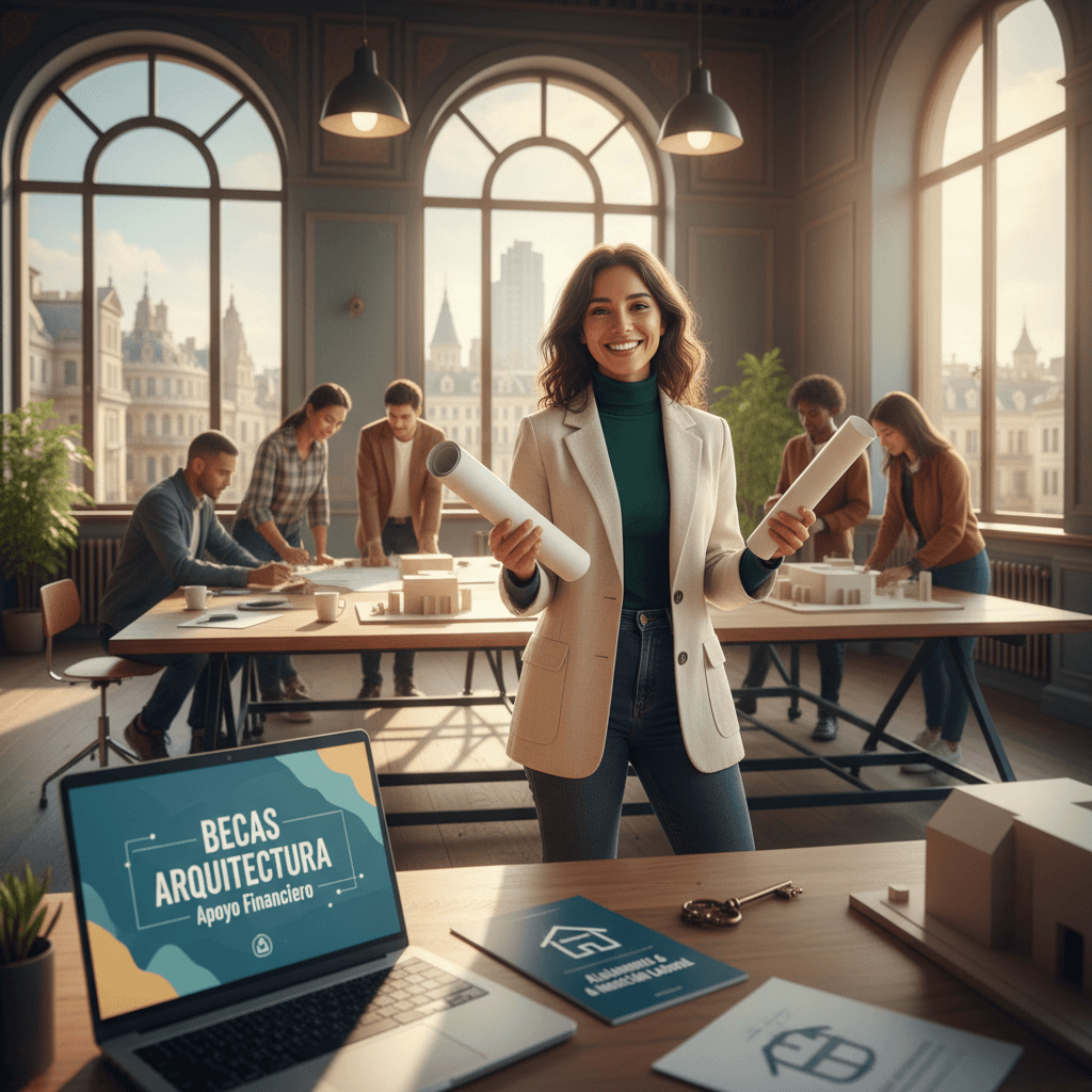 Arquitectura sin angustia: guía práctica de becas, apoyo financiero, alojamiento y primeros pasos laborales