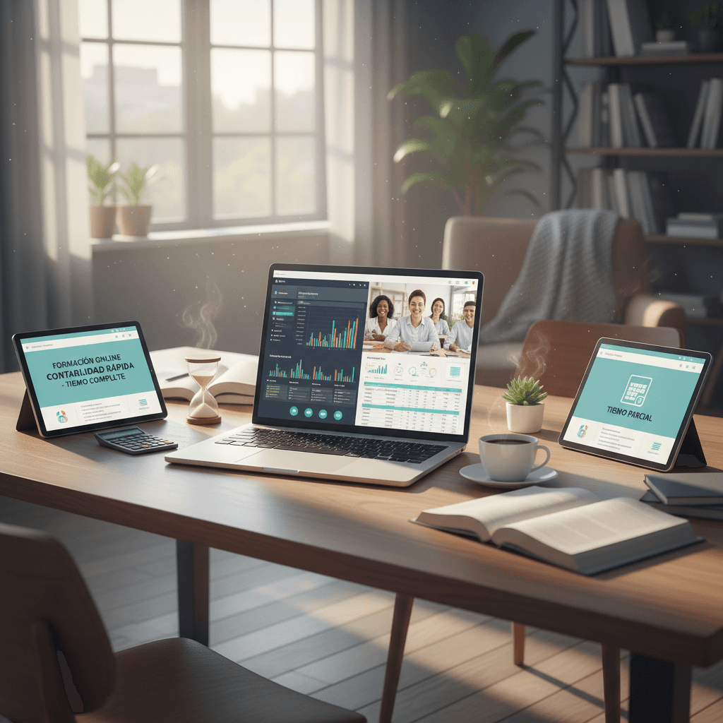 De cero a experto sin pausar tu vida: la vía flexible para dominar la contabilidad